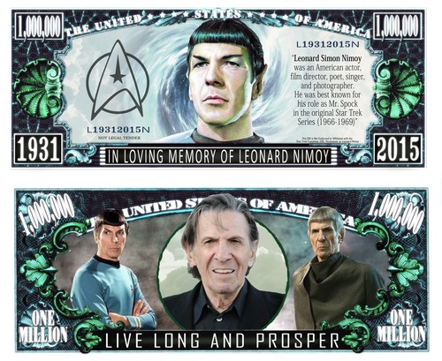 Spock leonard nimoy - mr,