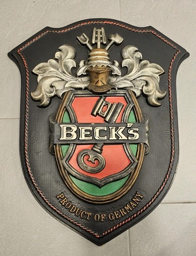 Beck bier werbeschild - werbeschild,