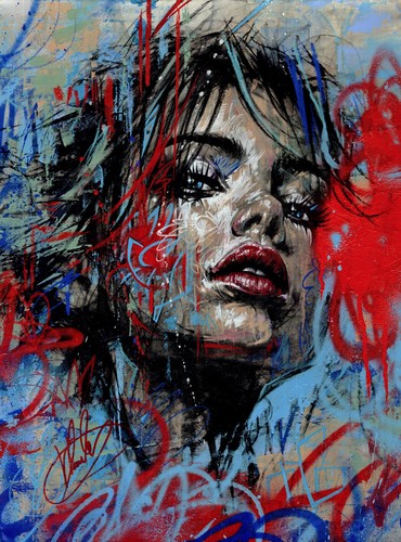 Original portrait graffiti - original,
