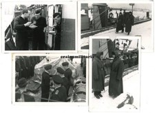 4x Orig. Foto Matrosen an Bord