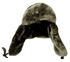 Mil-Tec - PILOTEN-PELZMÜTZE - MA1 - Fellmütze - Wintermütze - Oliv - Gr M