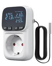 DEWENWILS Temperaturregler, Deutsches Display, Digital Thermostat Steckdose