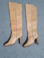 Leder Overknee Stiefel Gr.38