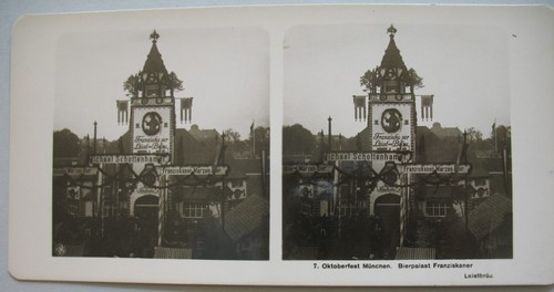Altes stereofoto münchen - stereofoto,