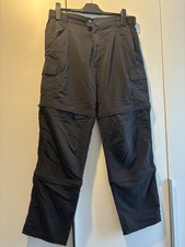 Doblex Herren Cargo Hose L Black Lang Flexibel Reißverschluss Kurz Tragbar Reise