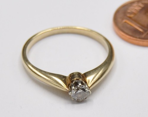 Diamant brillant solitär - brillant,