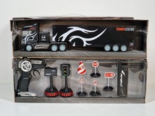 Amewi 22496 Rc Sattelschlepper 2WD 1:16 2,4GHz RTR Rc Lastwagen mit Zubehör Set