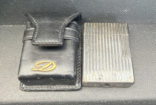 Dupont feuerzeug versilbert - st,