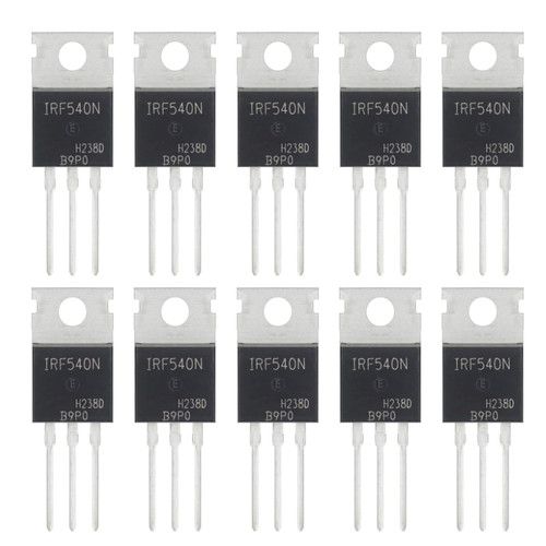 Irf540n mosfet transistor - irf540n, 10