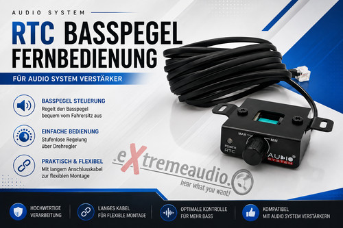 Audio system rtc bass - system, kabel