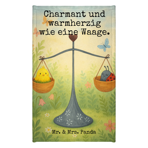 Gästetuch sternzeichen waage - gästetuch,