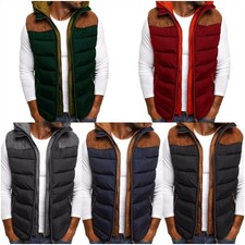 2025 NEU Herren Ärmellos Steppweste Jacke Weste Trekking Outdoor Leisure Mode