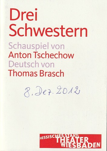 Programmheft anton tschechow - anton,