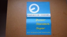 PORSCHE-DIESEL  Junior Standard Super   Original altes Werbeplakat   +++ Rarität