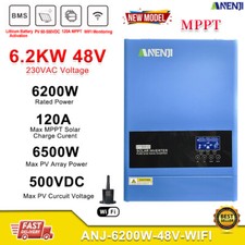 6200w hybrid mppt solar - 6200w,