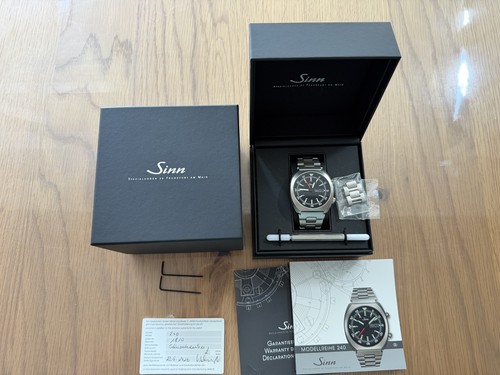 Sinn 240 edelstahl black - sinn, st