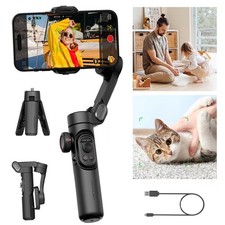 Faltbarer Smartphone Kamera-Gimbal-Stabilisator 3Achsen Handheld mit Fokusrad