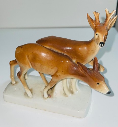Porzellanfigur rehe 1950 - porzellanfigur, ca.