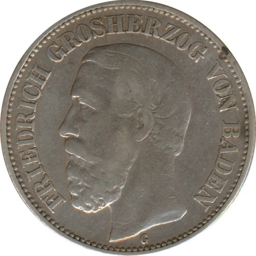 Baden mark 1898 - g, friedrich