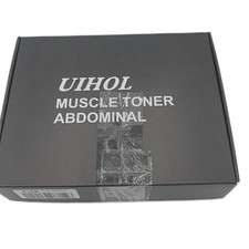 UiHol EMS Bauchtrainer Muskelstimulation Trainingsgerät Elektrische Fitness Powe