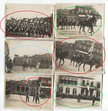 ww1 FOTO 6x DRAGONER Reiter