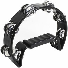 Schwarz hand tambourin - schwarz,