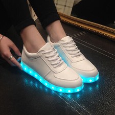 Neu LED Farbwechsel Schuhe Sneaker Leuchtende Turnschuhe Blinkschuhe DE  OL