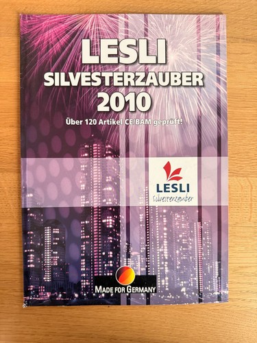 Alter lesli feuerwerk katalog - lesli,