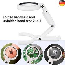 8 LED Licht Handlupe mit