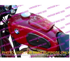 BMW R26 1956-60 R27 1960-1966 CHERRY STEEL GAS FUEL BENZINTANK / KOMPATIBEL FÜR