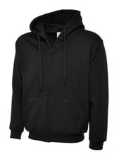 Premium Kapuzenjacke schwarz Sweatjacke Zipper Hoodie Sweatshirt TOP Qualität 