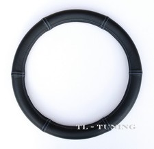 LKW Ø 42 - 44 FADEN BLAU Lenkradbezug, Lenkradhülle, Lenkradschoner Echtes LEDER