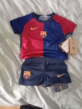 Nike FC Barcelona Trikot Set Kinder Größe 65-70 cm neu