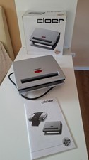 Sandwichmaker von Cloer - Modell 6219 - 900 W - silber - für 2 Doppeltoasts