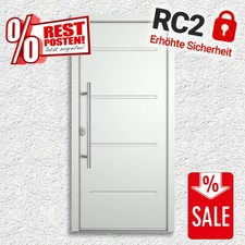 Haustür rc2 aluminium - haustür, weiß