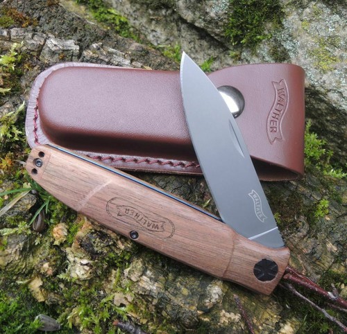 Walther messer bwk blue - walther, wood
