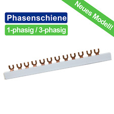 Sammelschiene Phasenschiene Kammschiene Gabel 1/3-Polig / 12 Module / 10mm² 