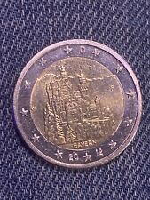 2 Euro Münze 2012 Bayern Schloss Neuschwanstein, Prägung D