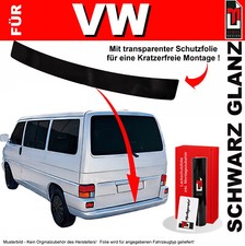 Lackschutzfolie Ladekantenschutz für VW T4 1996-2003 Schwarz Glanz 