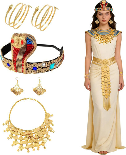 Cleopatra kostüm set - cleopatra,