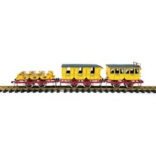 Adler Wagenset 1:24 von OcCre – Eisenbahn Holzmodell Bausatz