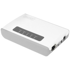 Digitus DN-13024 Netzwerk Printserver USB-A, LAN (10/100 MBit/s), WLAN 802.11...