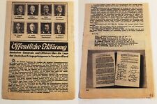 1944 Wehrmacht Flugblatt