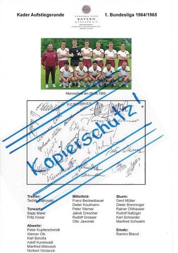Bayern münchen autogramm - fc,