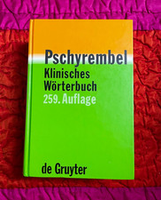 Pschyrembel klinisches Wörterbuch 259. Auflage de Gruyter