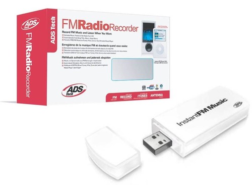 Ads tech usb radio - fm, recorder