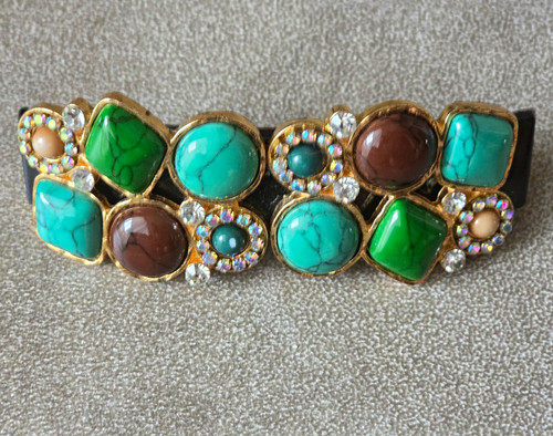 Haarspange barrette goldfarben - haarspange,
