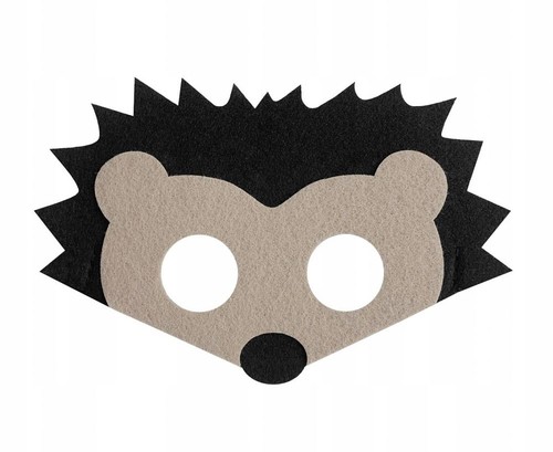 Filzmaske igel kostüm - filzmaske,