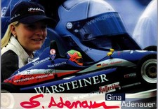Original Autogramm Gina Adenauer Racing Driver  /// Autograph signiert signed si