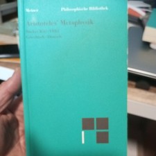 Metaphysik. Erster Halbband